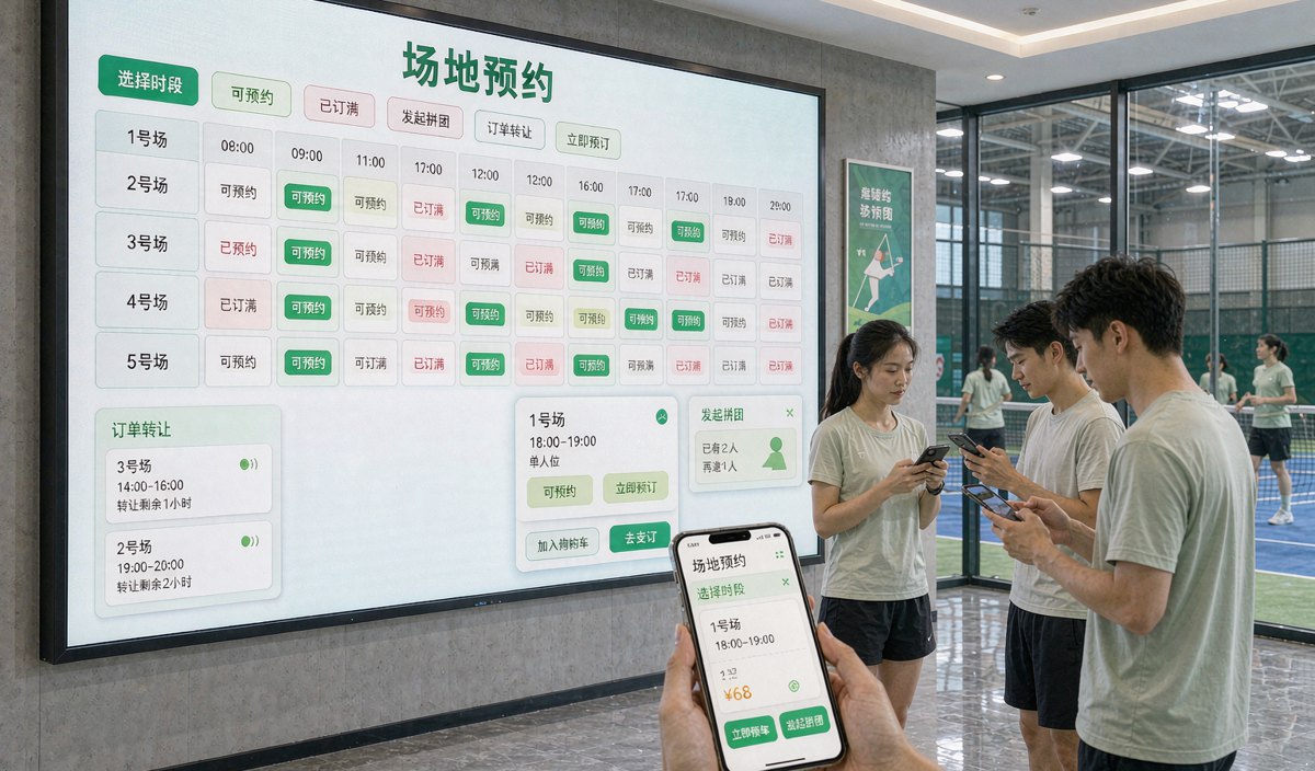 智能预约管理示意